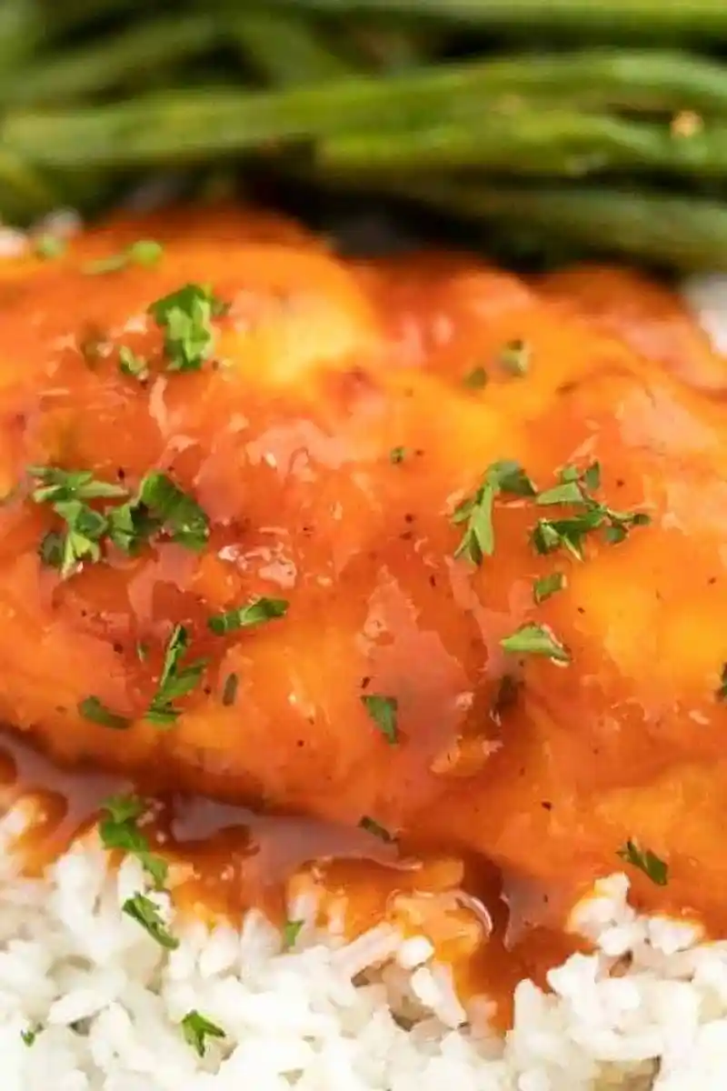 Slow-Cooked Sweet and Tangy Catalina Chicken