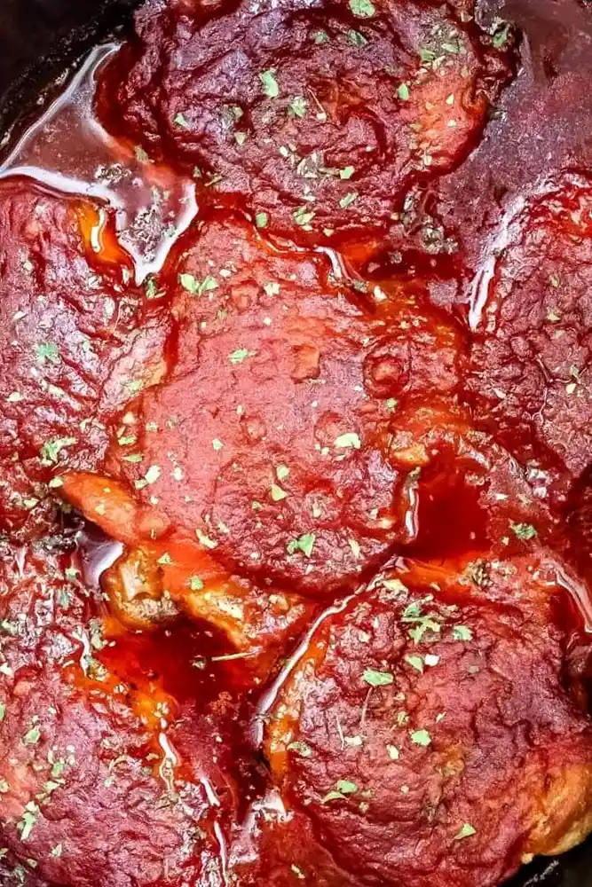 Slow-Cooked Savory Glazed Chicken Thighs