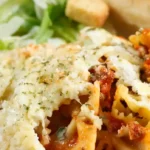 Slow Cooker Bow Tie Lasagna Casserole