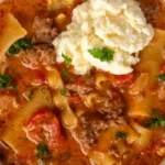 Slow Cooker Lasagna Soup
