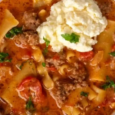 Slow Cooker Lasagna Soup