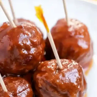 Slow Cooker Sweet and Savory Meatballs