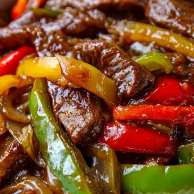 Slow Cooker Savory Pepper Steak