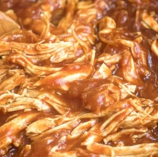 Easy Slow Cooker BBQ Shredded Chicken