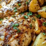 Slow Cooker Garlic Parmesan Chicken and Potatoes