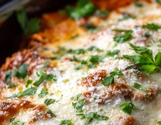 Easy Slow Cooker Beef Lasagna