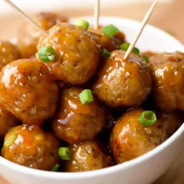 Crockpot Spicy Orange Marmalade Meatballs