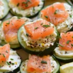 Cucumber Smoked Salmon Bites