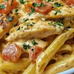 Slow Cooker Cheesy Chicken Penne