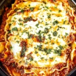 Slow Cooker Layered Lasagna