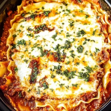 Slow Cooker Layered Lasagna