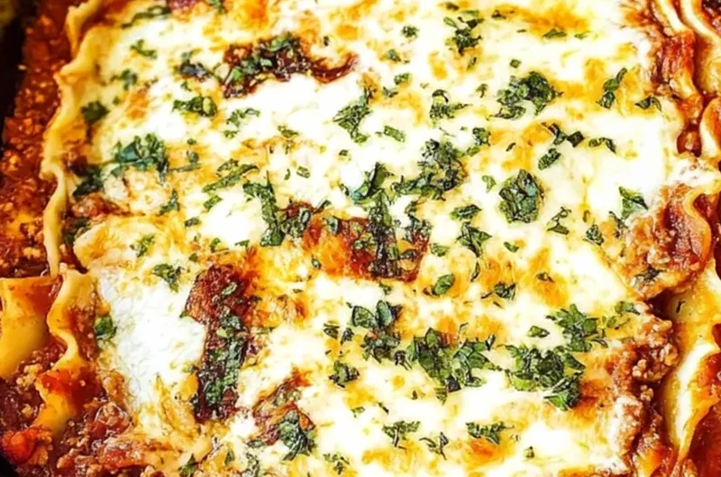 Slow Cooker Layered Lasagna