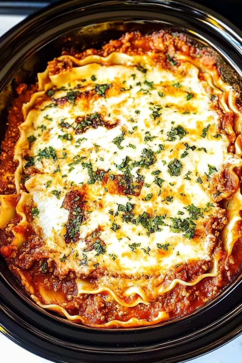 Easiest Ever Crockpot Lasagna – Cozy Layers of Comfort