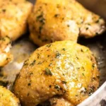 Simple Oven Baked Chicken Thighs