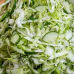 Crispy Ukrainian Cucumber and Cabbage Salad