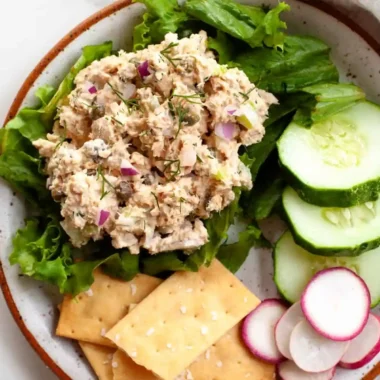 Quick Canned Salmon Salad