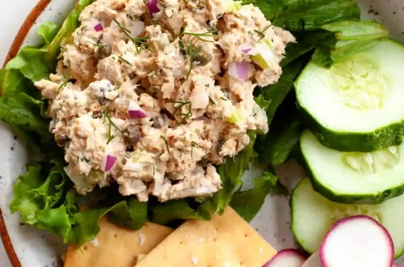 Quick Canned Salmon Salad