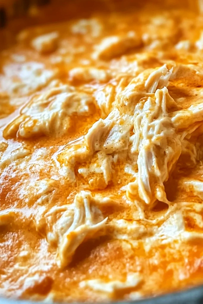 Easy Crockpot Buffalo Chicken Dip