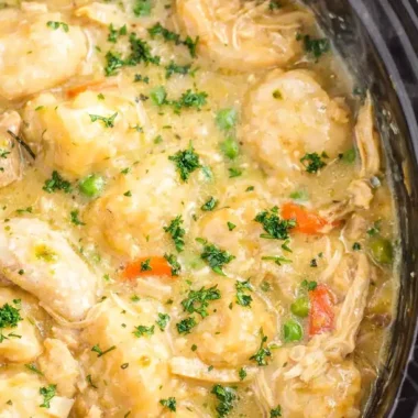 Crockpot Chicken and Dumplings Easy Comfort Meal
