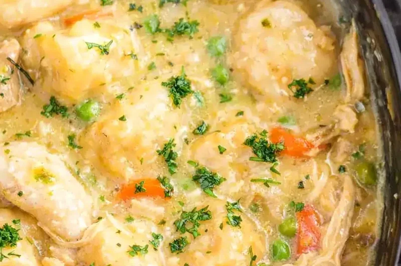 Crockpot Chicken and Dumplings Easy Comfort Meal