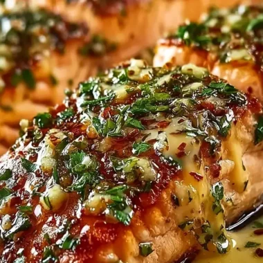Honey-Lime Garlic Butter Baked Salmon