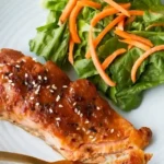 Simple Miso Glazed Salmon Fillets
