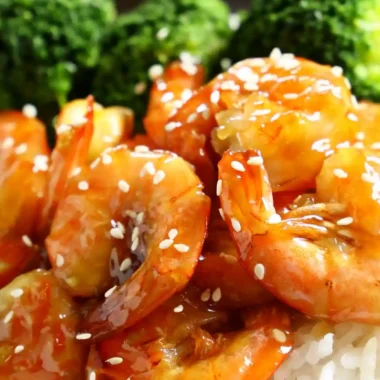 Easy One Pan Honey Garlic Shrimp
