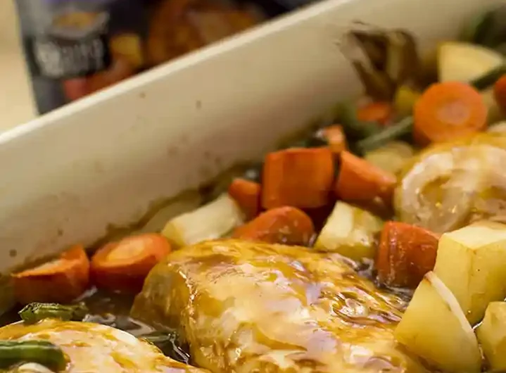 Easy Oven Roasted Chicken Breast with Root Vegetables