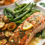 Pan-Seared Salmon with Zesty Lemon Dijon Glaze
