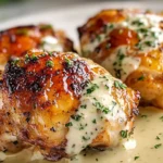 Crispy Baked Ranch Chicken Thighs