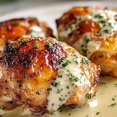 Crispy Baked Ranch Chicken Thighs