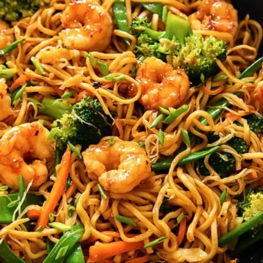Easy Shrimp Chow Mein
