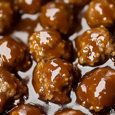 Slow Cooker Salisbury Steak Meatballs with Savory Brown Gravy
