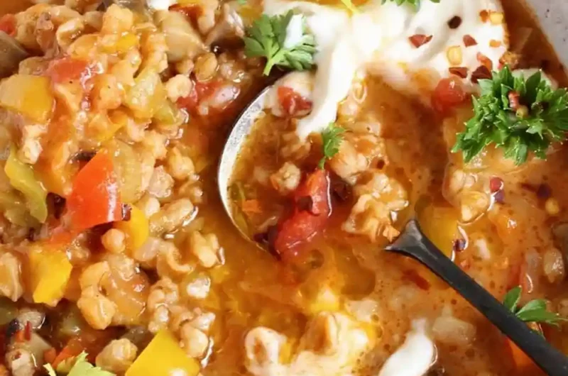 Vegan Unstuffed Pepper Soup
