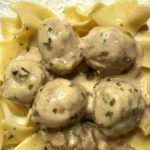 Savory Slow Cooker Swedish Meatballs