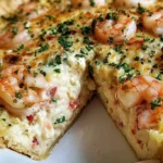 Savory Florida Shrimp Pie with a Cheesy Crust