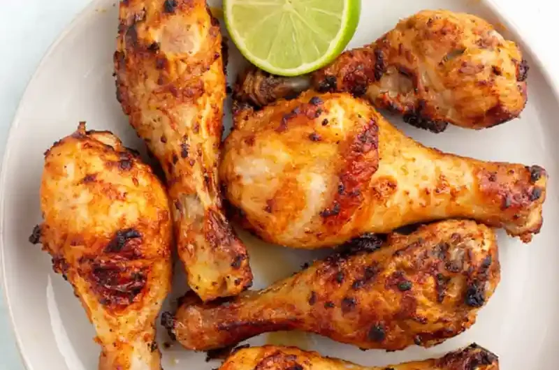 Garlic Lime Air Fryer Chicken Legs