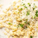 Creamy Garlic Parmesan Pasta Soup