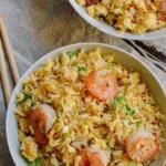 Ginger Garlic Shrimp Fried Rice