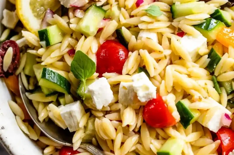 Zesty Mediterranean Orzo Pasta Salad
