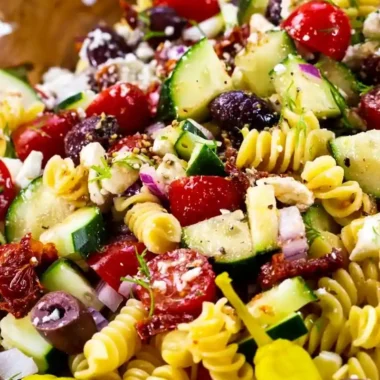 Zesty Greek-Style Pasta Salad