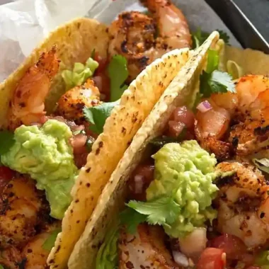 Grilled Blackened Shrimp Tacos