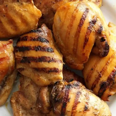 Sweet and Savory Grilled Mustard Chicken