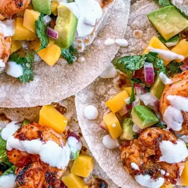 Grilled Shrimp Tacos with Mango Salsa