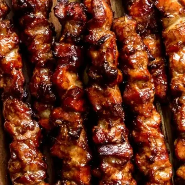 Grilled Thai Coconut Chicken Skewers