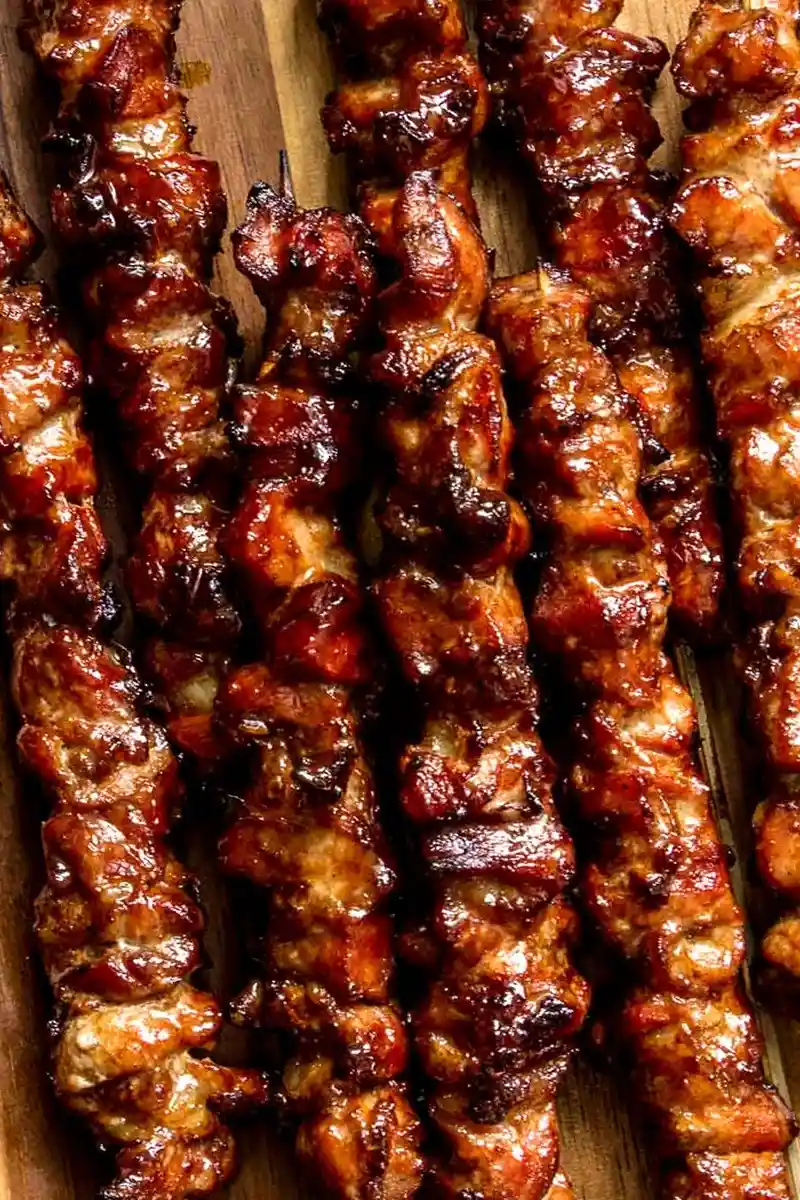 Grilled Thai Coconut Chicken Skewers