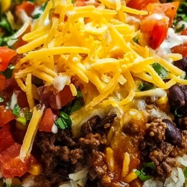 Ground Beef Burrito Bowl