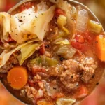 Hearty Ground Beef and Cabbage Soup