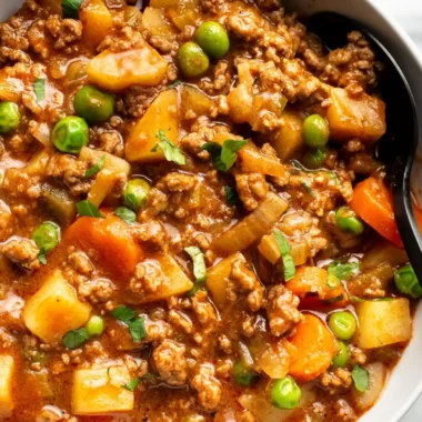 Hearty Ground Beef Stew