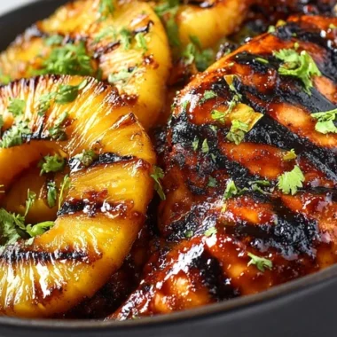 Tropical Grilled Chicken and Pineapple